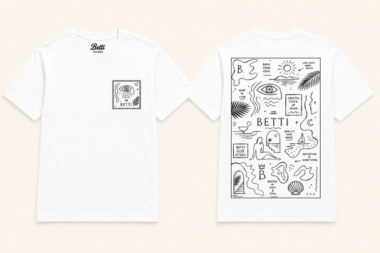 Betti “State of Mind” White T-shirt