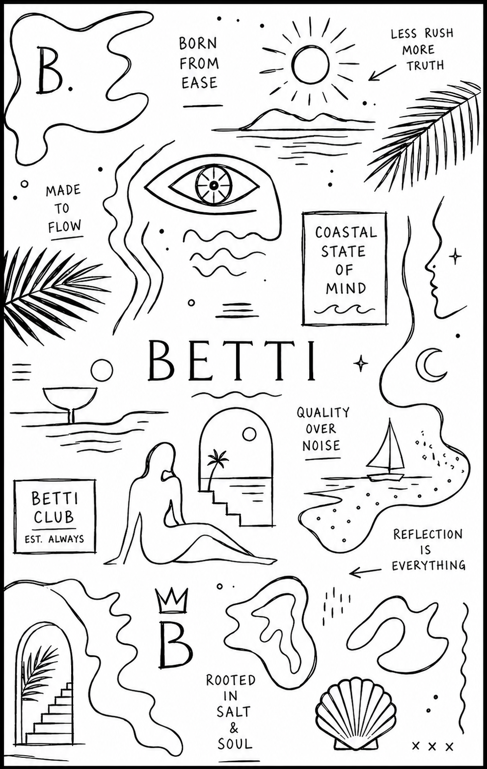 Betti “State of Mind” White T-shirt