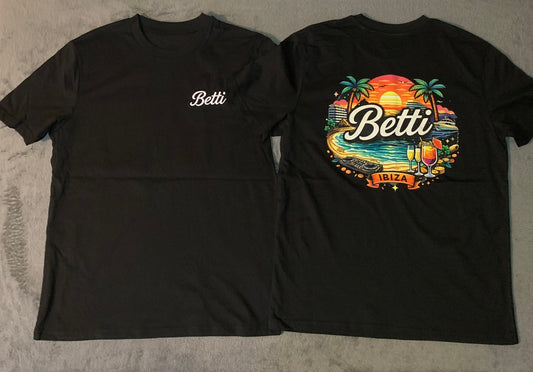 Betti “IBIZA” Black T-Shirt
