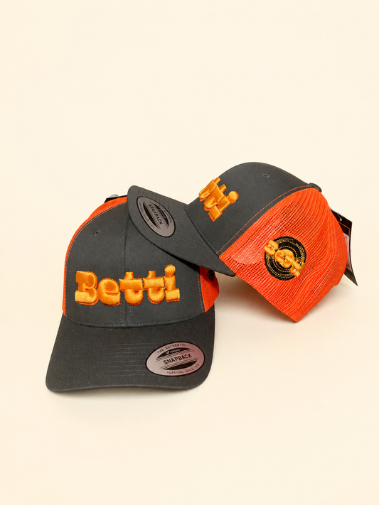 Mandarin&Grey Betti Cap