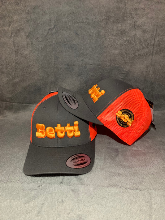 Mandarin&Grey Betti Cap