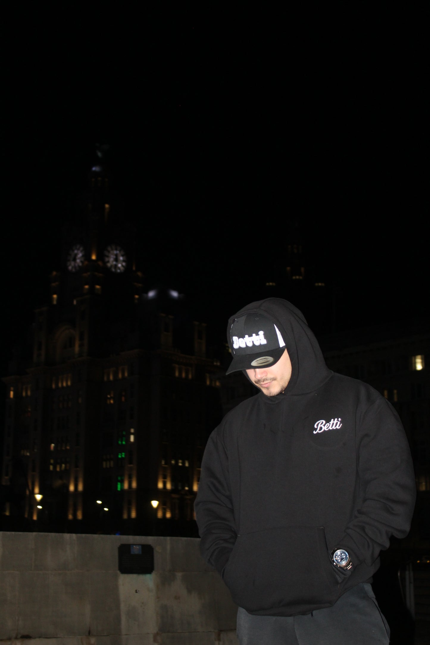 Black Heavyweight Betti Hoodie