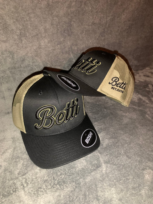 Khaki Green and Black Essential Cap