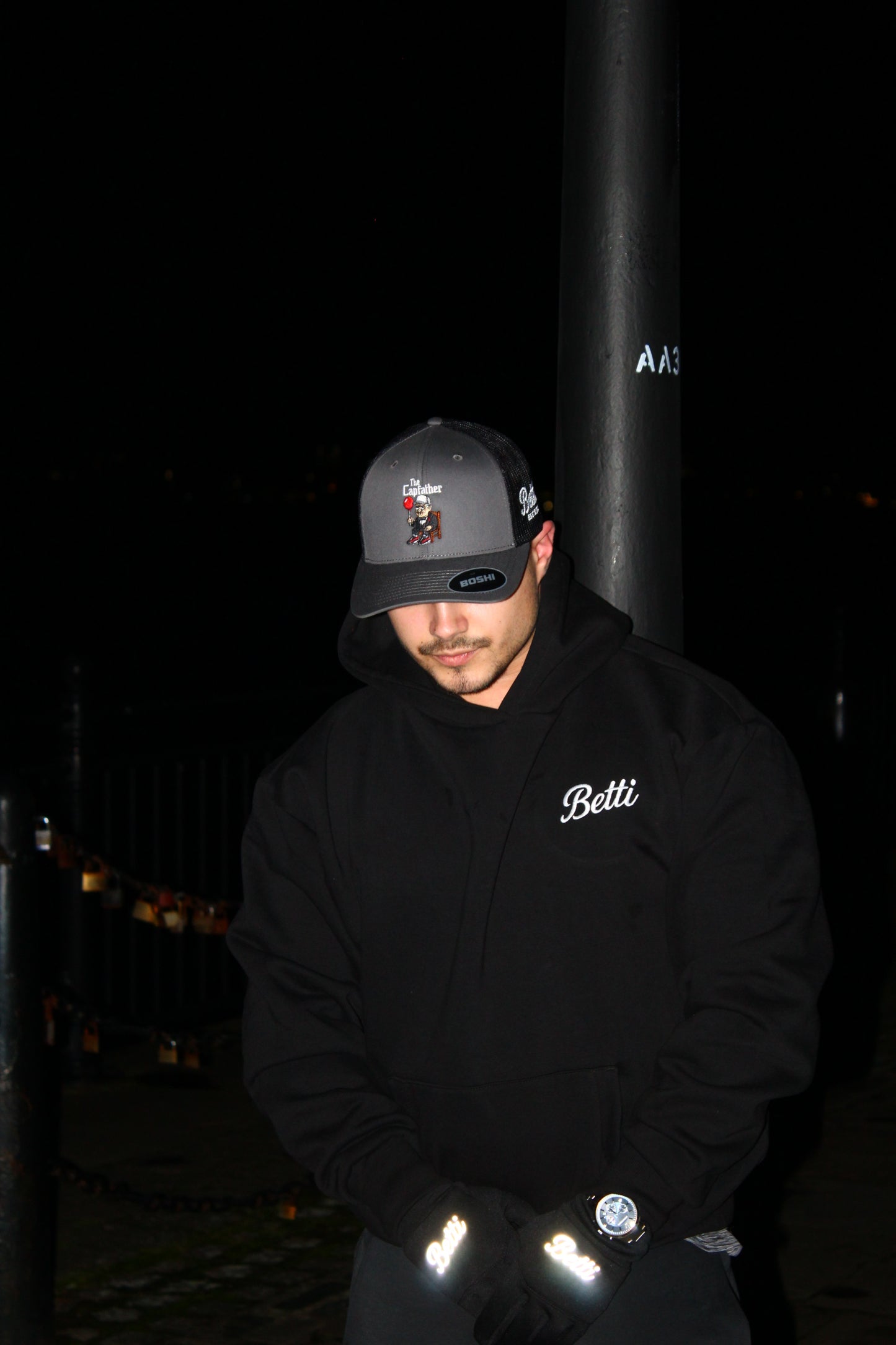 Black Heavyweight Betti Hoodie