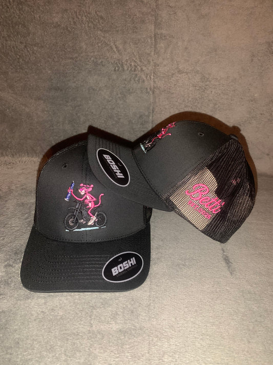 “PINK MADE ME DO IT” Black Cap